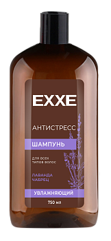 EXXE Шампунь 'Антистресс'  Увлажняющий для всех типов волос, 750 мл