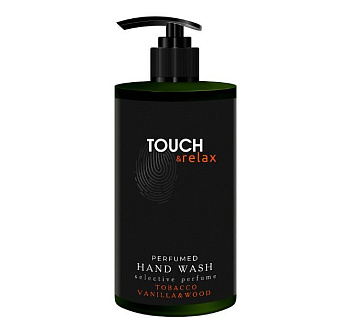 TOUCH&Relax парфюмированный гель для мытья рук табак ваниль и древесные ноты 450 мл