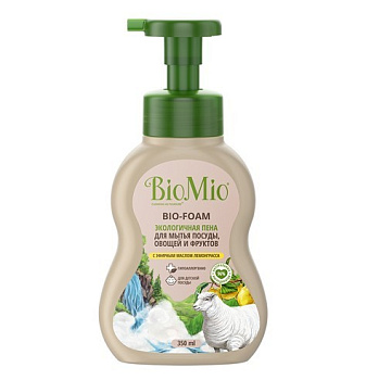 BioMio пена для мытья посуды лемонграсс Bio-foam 350мл