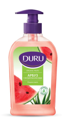 Duru 1+1 жидкое мыло арбуз 300мл