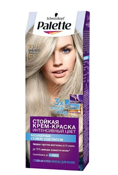 Palette крем краска для волос серебр блондин C10