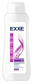 EXXE шампунь для волос silk effect гиалуроновый уход 400 мл