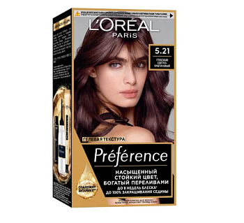 L'oreal Preference краска для волос 5.21 нотр дам