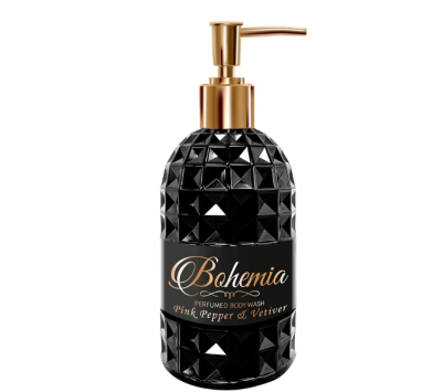 Bohemia парфюмированный гель для душа розовый перец и ветивер 500 мл дозатор