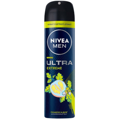 Nivea део спрей мужской ultra 150 мл