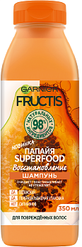 Fructis шампунь SuperFood папайя 350мл