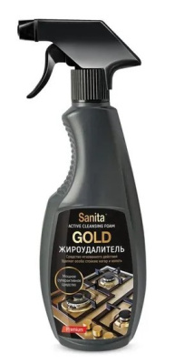 Sanita средство чистящее мгновенного действия жироудалитель gold 500 мл