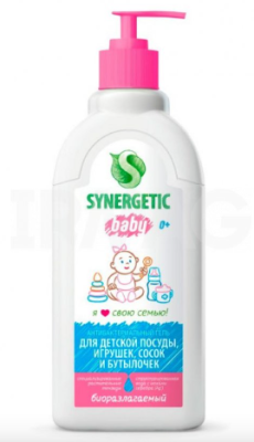 Synergetic средство для мытья детской посуды, сосок, бутылочек и игрушек 0,5л