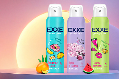 Дезодоранты EXXE – заряд свежести на каждый день! 