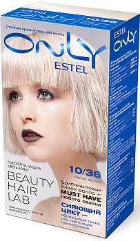ESTEL ONLY Стойкая краска-гель для волос 10/36 Светлый блондин золотисто-фиолетовый