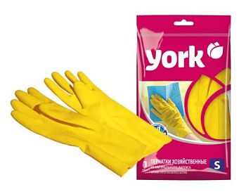 York перчатки резиновые размер S