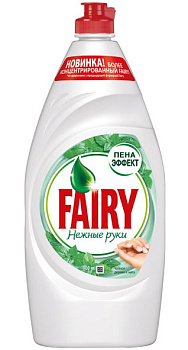 Fairy средство для мытья посуды нежные руки чайное дерево и мята 900мл