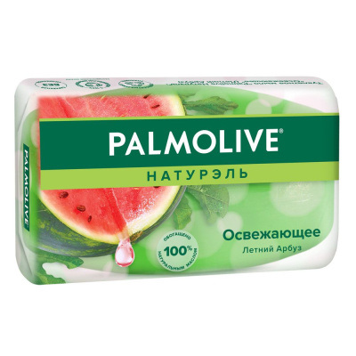 Palmolive натурэль мыло освежающее с летним арбузом 90 г Уценка
