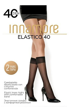 INNAMORE гольфы elastico 40 lycra nero