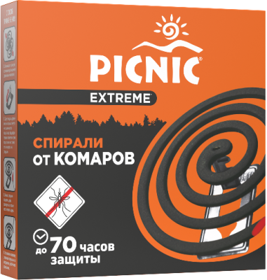 Picnic средство инсектицидное антикомариная спираль 10 шт