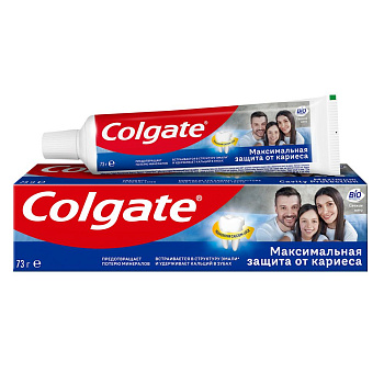 Colgate зубная паста максимальная защита от кариеса свежая мята 50 мл Уценка