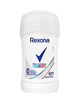 Rexona антиперспирант-дезодорант-карандаш Без запаха 40мл