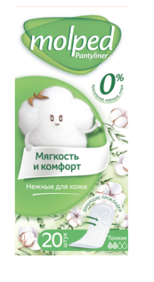Molped ежедневные прокладки pure soft 20 шт Уценка