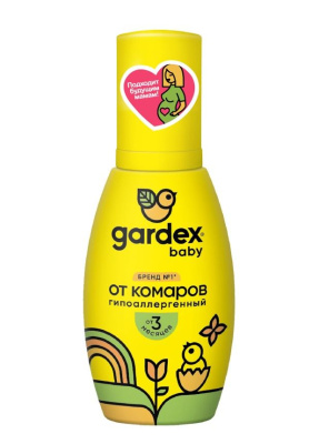 Gardex baby детский спрей от комаров от 3 х месяцев 75 мл
