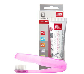 Splat дорожный набор паста зубная 40мл и щётка зубная Ультракомплекс Professional