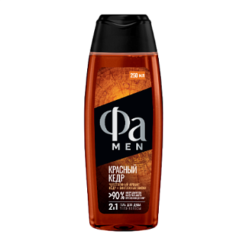 Фа men душ гель красный кедр 250 мл
