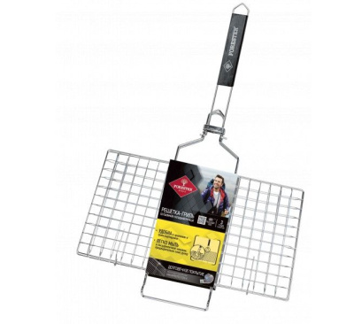 Forester решетка гриль для стейков съемная ручка 22х44 см