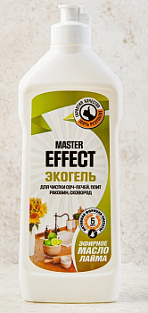MASTER EFFECT экогель для чистки свч-печей,плит,раковин,сковород Эфирное масло лайма 500мл