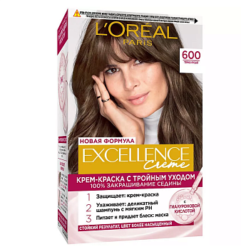 L'oreal Excellence 600 темно русый