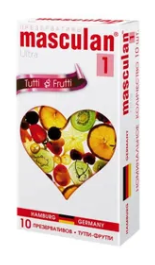 Masculan презервативы Tutti-Frutti № 10 нежные с ароматом тутти-фрутти