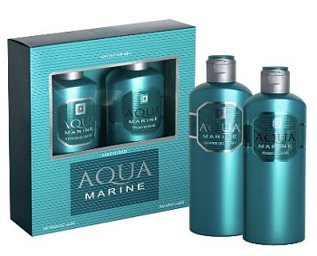 Aqua marine под набор  шампунь 250  гель для душа 250 муж
