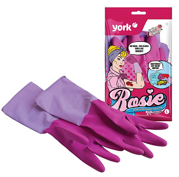 York перчатки резиновые ароматизированные Роза L