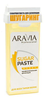 ARAVIA Professional сахарная паста для шугаринга в картридже медовая очень мягкой консистенции 150 г