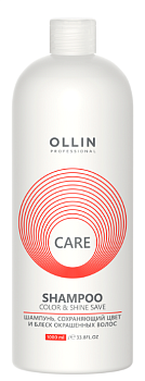 OLLIN CARE шампунь сохраняющий цвет и блеск окрашенных волос 1000мл