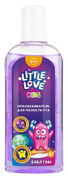 Свобода детский ополаскиватель для полости рта little love бабл гам 6+ 300 мл