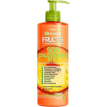 Fructis крем для волос 10 в1 SOS 400мл