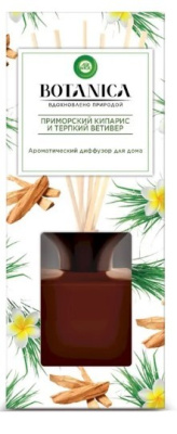 AIR WICK ароматический диффузор botanica с деревян  палочками приморский кипарис 80мл