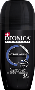 Deonica for men антиперспирант активная защита 50 мл ролик