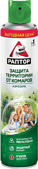 РАПТОР Аэрозоль для защиты территории от комаров 400 мл (12)
