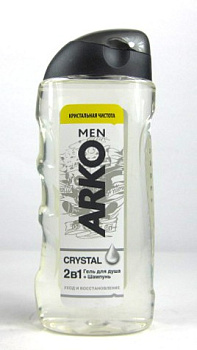 ARKO Men 2 в1 Crystal гель для душа и шампунь 260мл