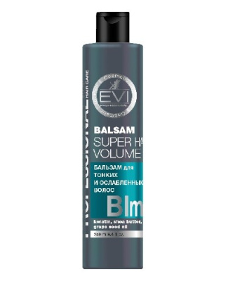 Evi Professional бальзам-ополаскиватель для тонких и ослабленных волос Объем и сила 250мл