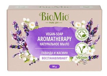 BioMio bio soap натуральное мыло жасмин и эфирное масло лаванды 90 г