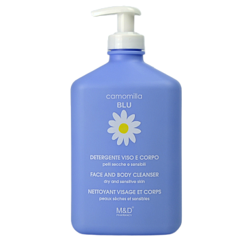 Camomilla Blu гель для умывания лица и тела для чувствительной кожи face and body cleanser 500мл