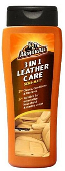 STP крем для ухода за кожей 3 в 1 полуматовое покрытие 3-in-1 leather care  250мл